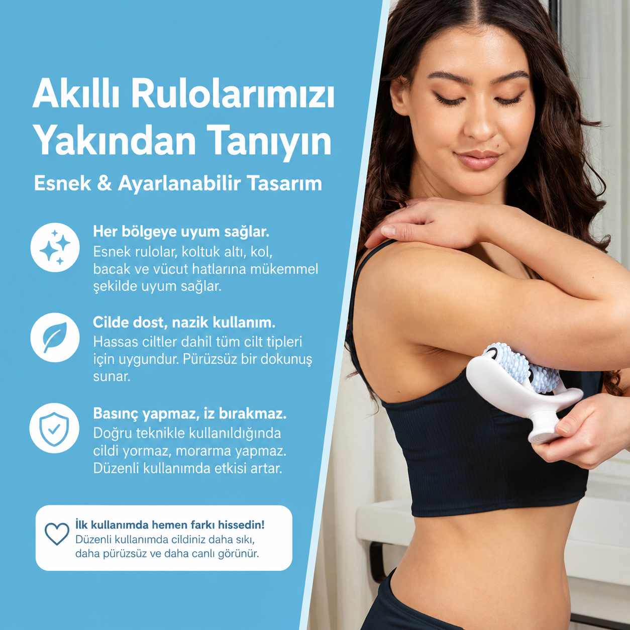 Movena Anti-Selülit Masaj Aleti | Pürüzsüz Cilt